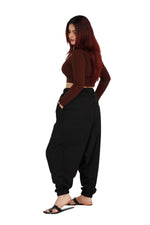 Load image into Gallery viewer, Black Harem Pants
