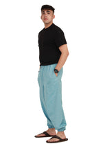 Load image into Gallery viewer, Sky Blue Harem Pants
