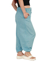 Load image into Gallery viewer, Sky Blue Harem Pants
