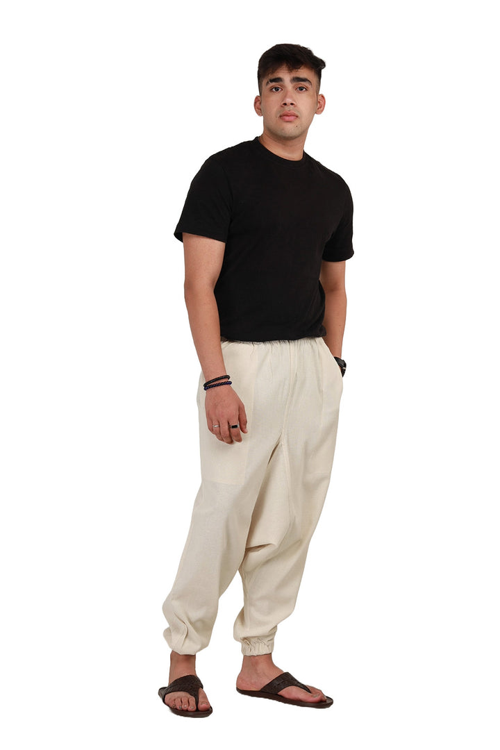 Beige Harem Pants