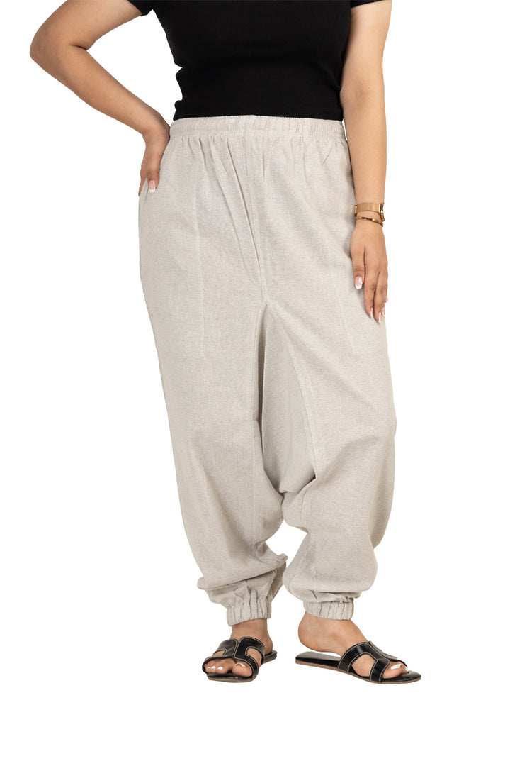 Melange Grey Harem Pants