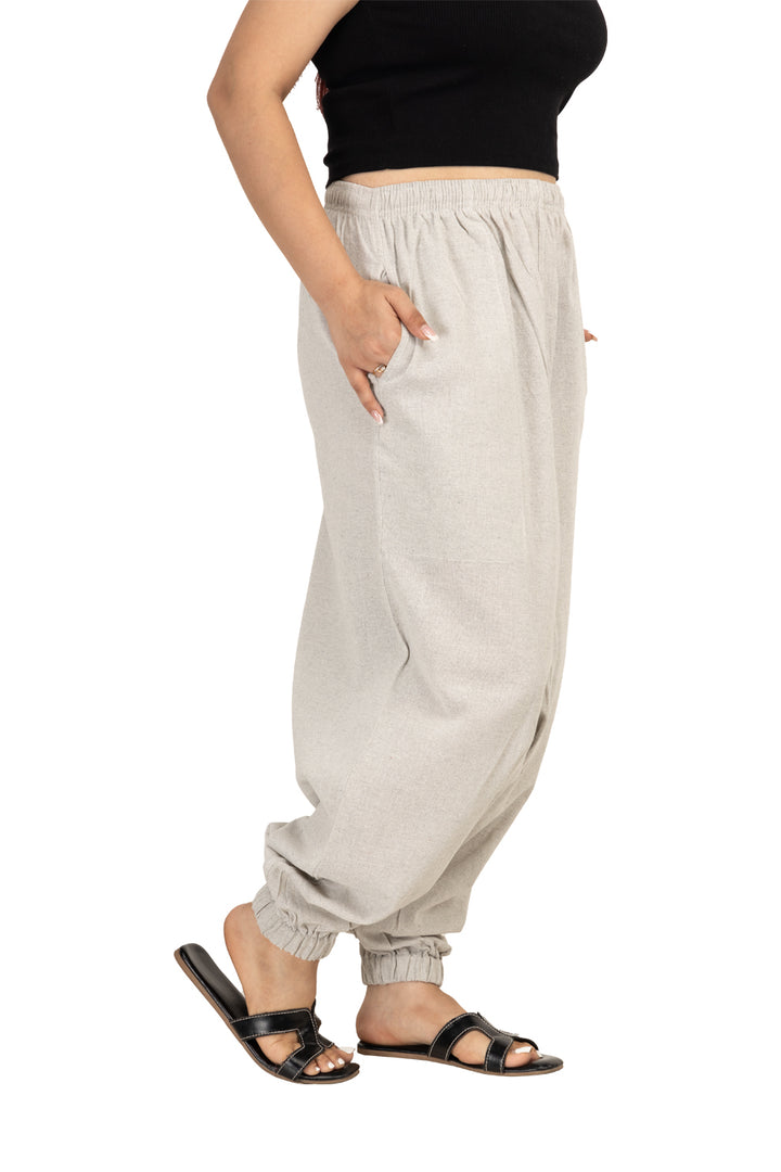 Melange Grey Harem Pants