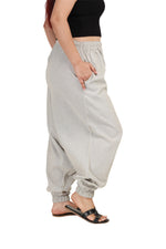 Load image into Gallery viewer, Melange Grey Harem Pants
